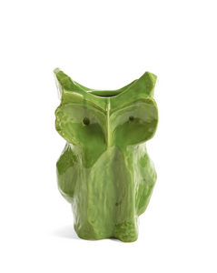 Owl Vase L Green After Midnight