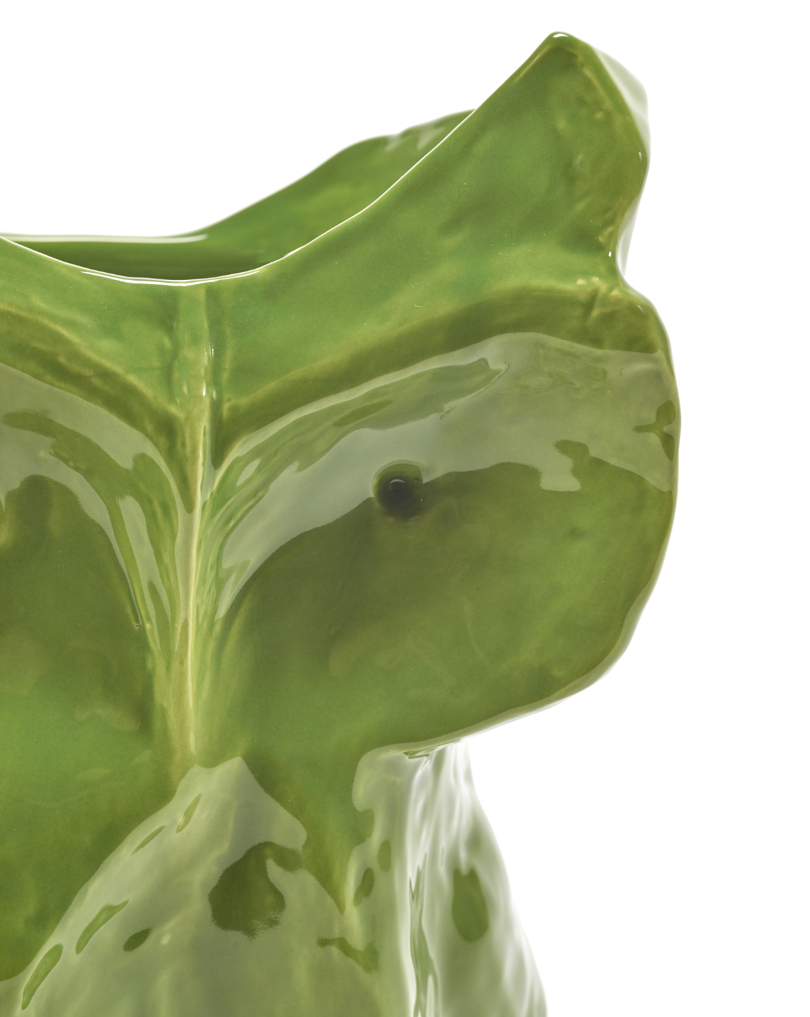 Owl Vase L Green After Midnight