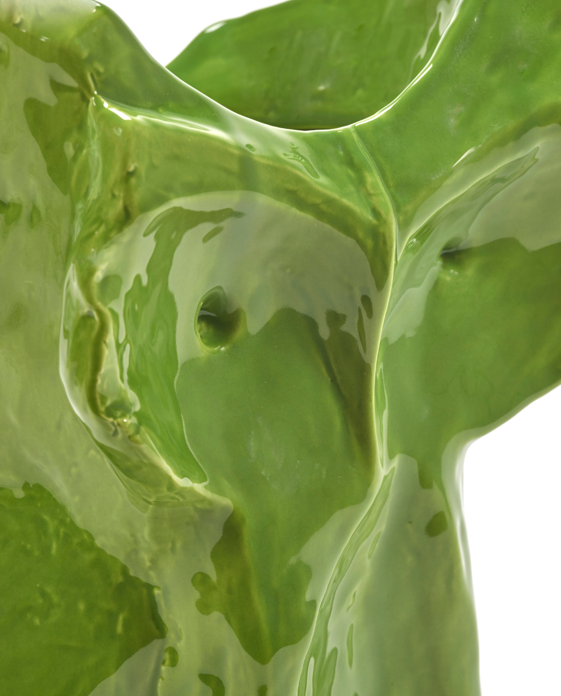 Owl Vase L Green After Midnight