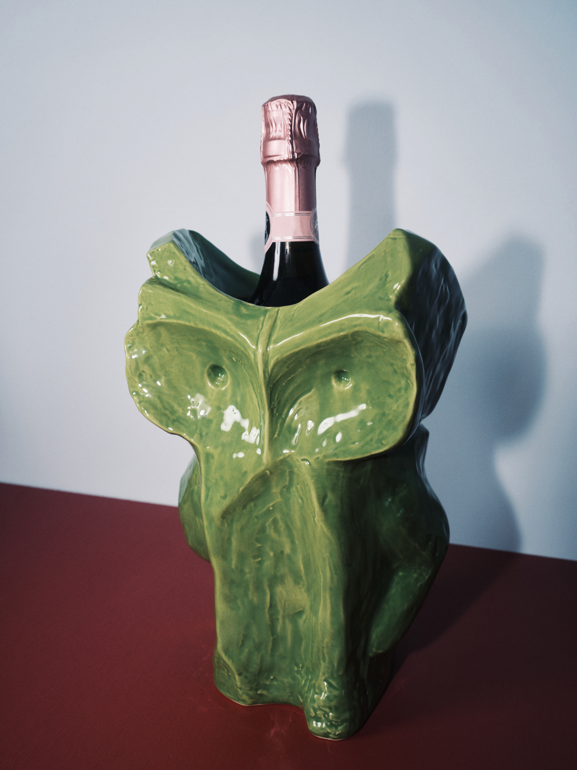 Uil vaas groen, After Midnight creatures by Marni