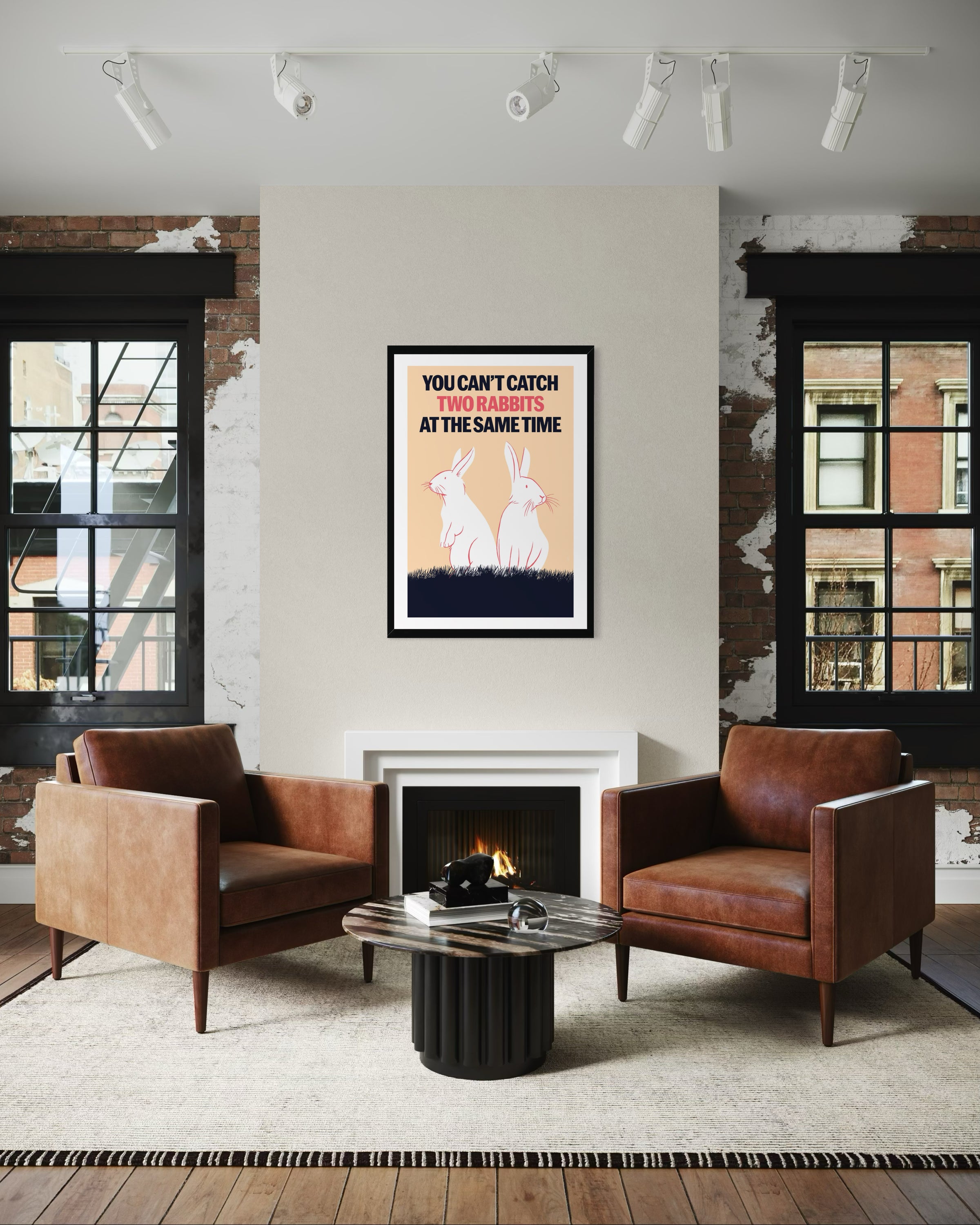 You can't catch two rabbits  at the same time